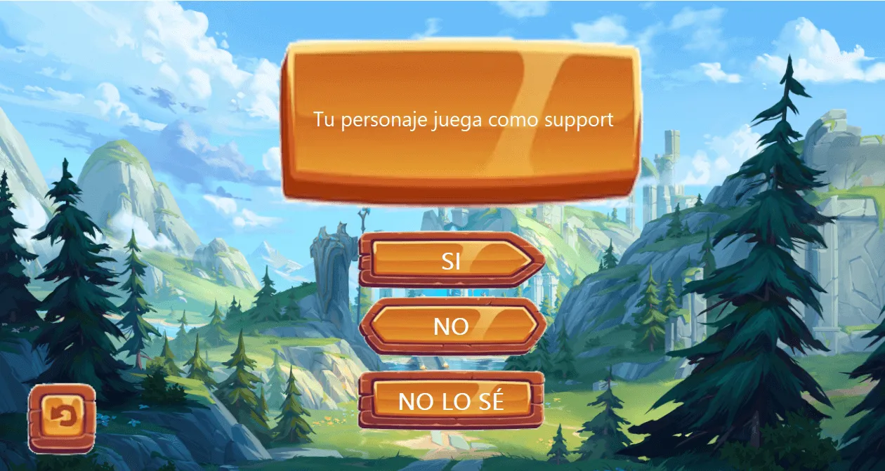 Modo Akinator adivinando un personaje de LoL